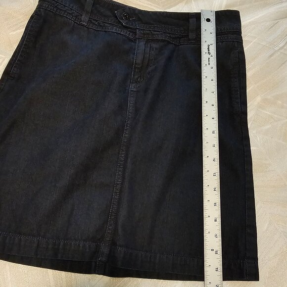 Women’s AG Peony Denim Skirt Dark Wash, 29 Waist - Picture 7 of 8